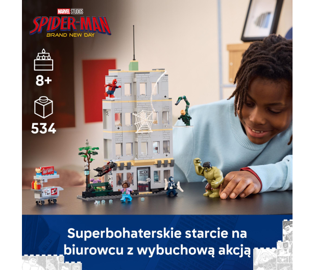 LEGO SUPER HEROES 76350 Epickie starcie: Spider-Man kontra Hulk - 1529855 - zdjęcie 4